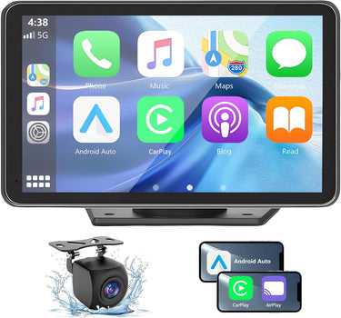 Wireless Car Stereo with Apple CarPlay/Android Auto